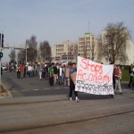 Manifestation des STAPS le 17 mars 2004 photo n13 